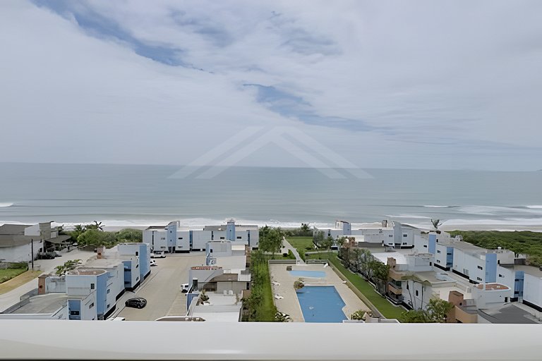 T1.1101 - Apartamento com linda vista para o mar, condomínio