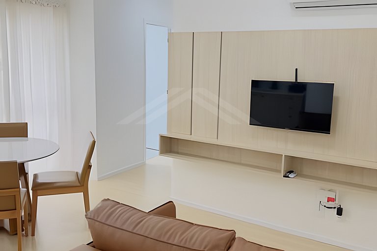 T1.1101 - Apartamento novo, linda vista para o mar