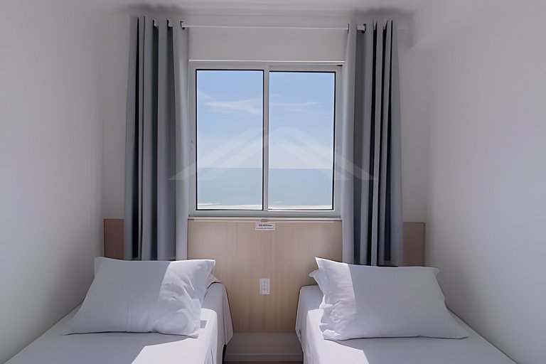 T1.1103 - Apto novo, 11º pavto, frente para o mar