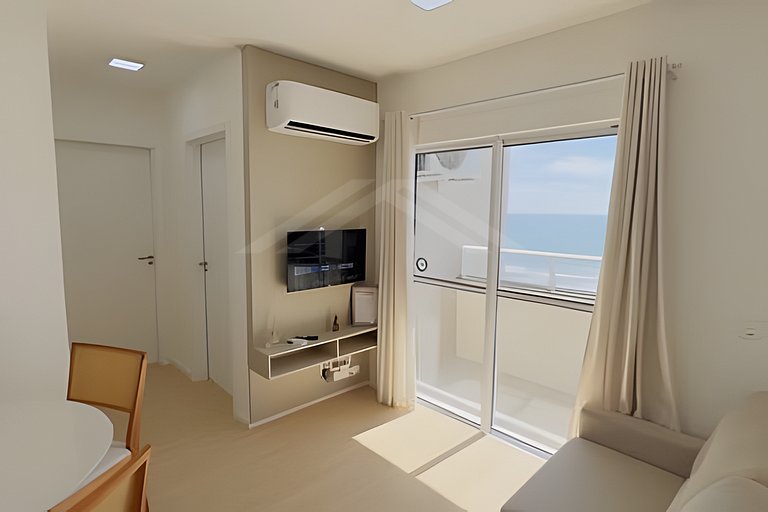 T1.1103 - Apto novo, 11º pavto, frente para o mar