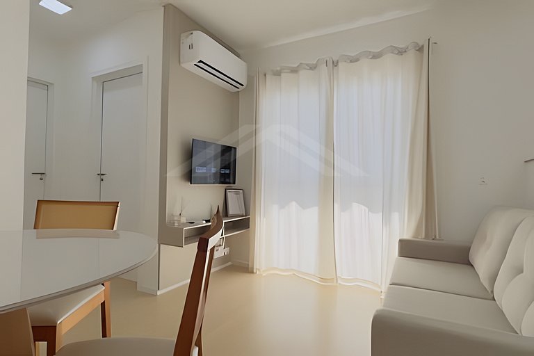 T1.1103 - Apto novo, 11º pavto, frente para o mar