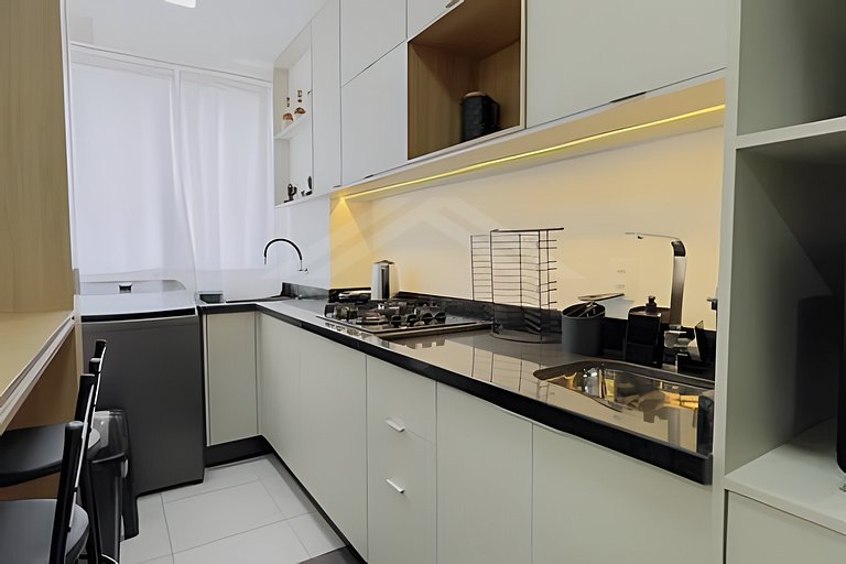 T1.902 - Apartamento 9º andar pertinho da praia!