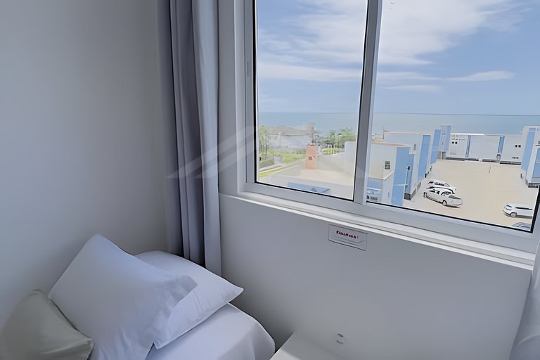T1.505 - Apto pet friendly, vista mar, Itapoá, SC