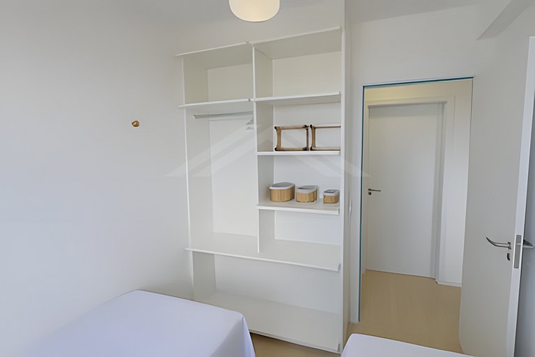 T1.505 - Apto pet friendly, vista mar, Itapoá, SC