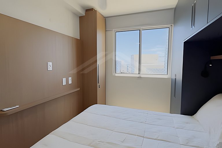 T2.301 - Apto aconchegante, quadra mar, condomínio com pisci