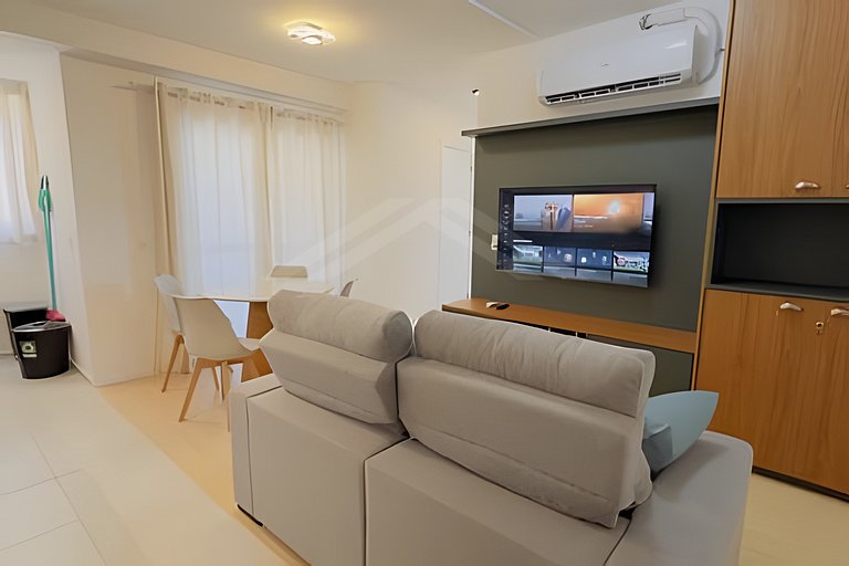 T2.301 - Apto aconchegante, quadra mar, condomínio com pisci