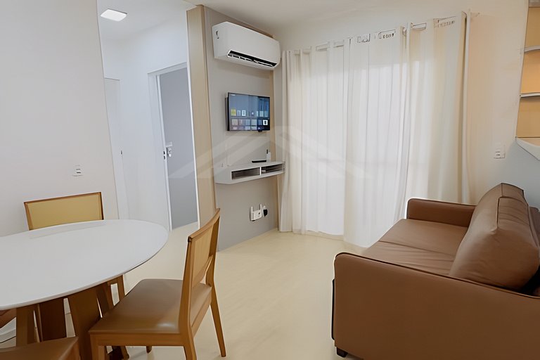 T1.706 - Apto novo, condomínio clube, quadra mar.