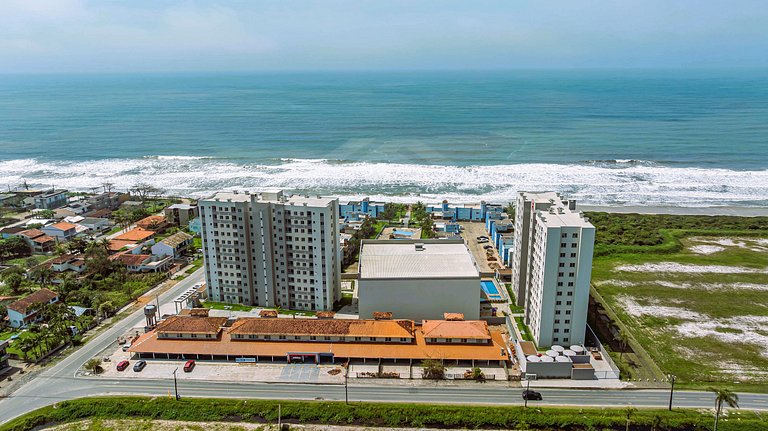 T1.1103 - Apto 11º pavto, frente para o mar, conforto, condo