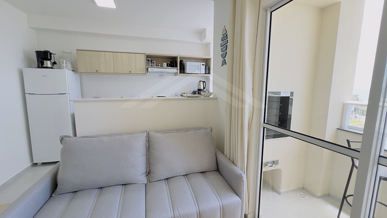 T1.505 - Apto pet friendly, vista mar, Itapoá, SC