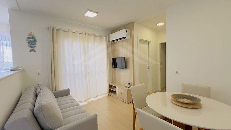 T1.505 - Apto pet friendly, vista mar, Itapoá, SC