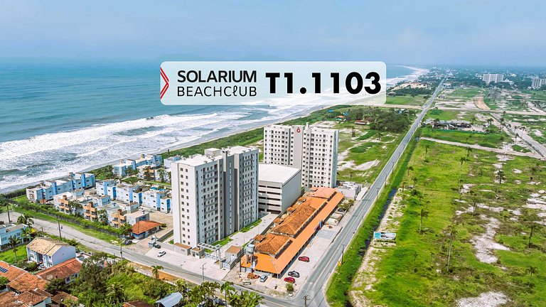 T1.1103 - Apto 11º pavto, frente para o mar, conforto, condo