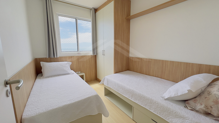 T1.1105 - Apto lindo, aceita pets, com vista mar