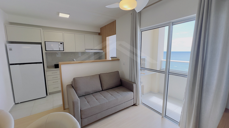 T1.1105 - Apto lindo, aceita pets, com vista mar