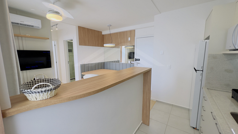 T1.1105 - Apto lindo, aceita pets, com vista mar