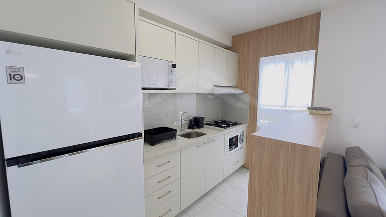 T1.1105 - Apto lindo, aceita pets, com vista mar