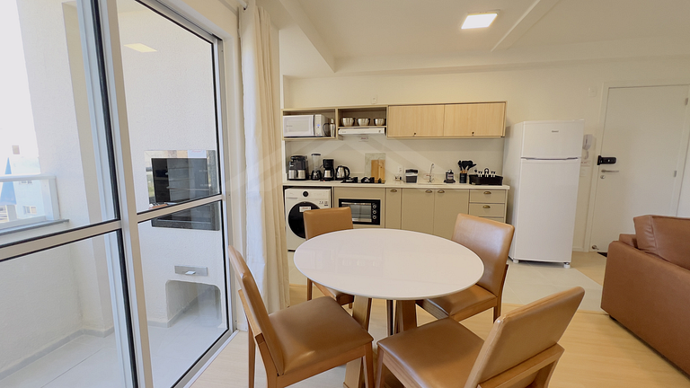 T1.307 - Apto lazer completo na praia de Itapoá-SC