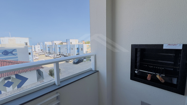 T1.307 - Apto lazer completo na praia de Itapoá-SC