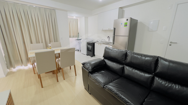 T1.302 - Apto com ar condicionado, quadra mar, condomínio cl