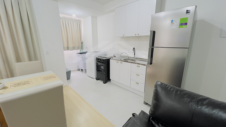 T1.302 - Apto com ar condicionado, quadra mar, condomínio cl