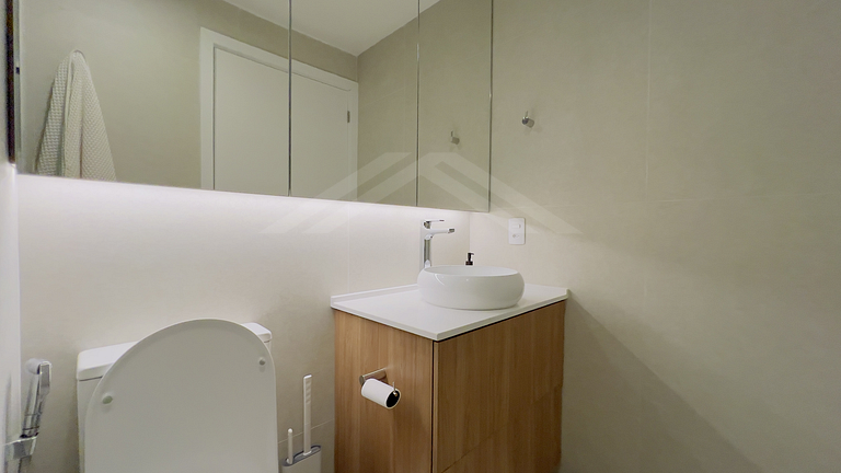 T1.304 - Apto fantástico área de lazer, quadra mar