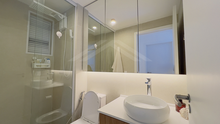 T1.304 - Apto fantástico área de lazer, quadra mar