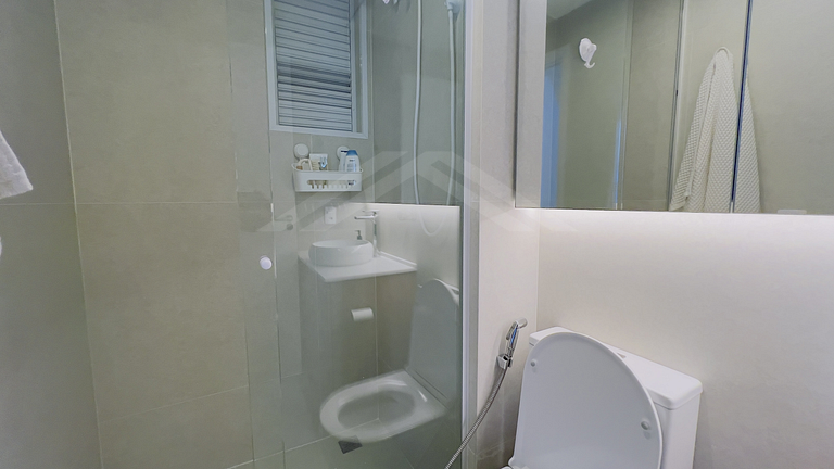 T1.304 - Apto fantástico área de lazer, quadra mar