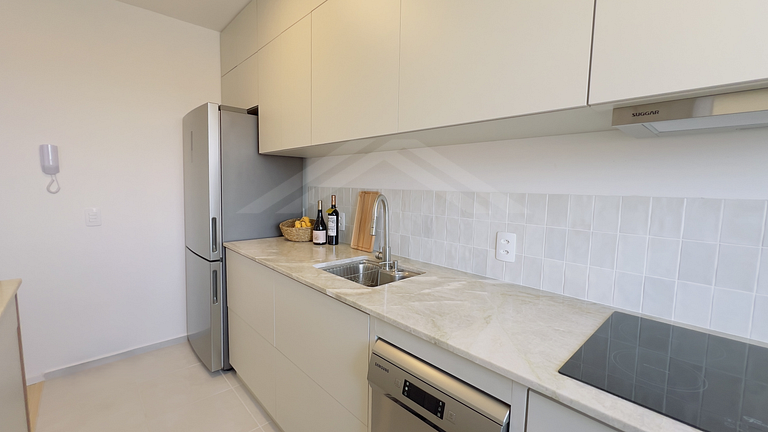 T1.304 - Apto fantástico área de lazer, quadra mar