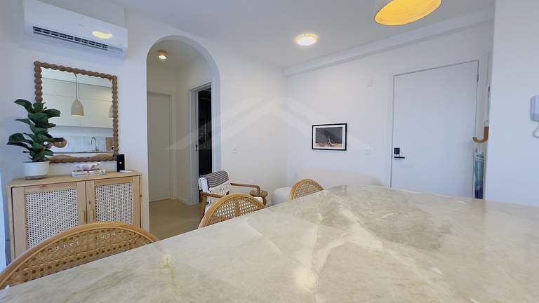 T1.304 - Apto fantástico área de lazer, quadra mar