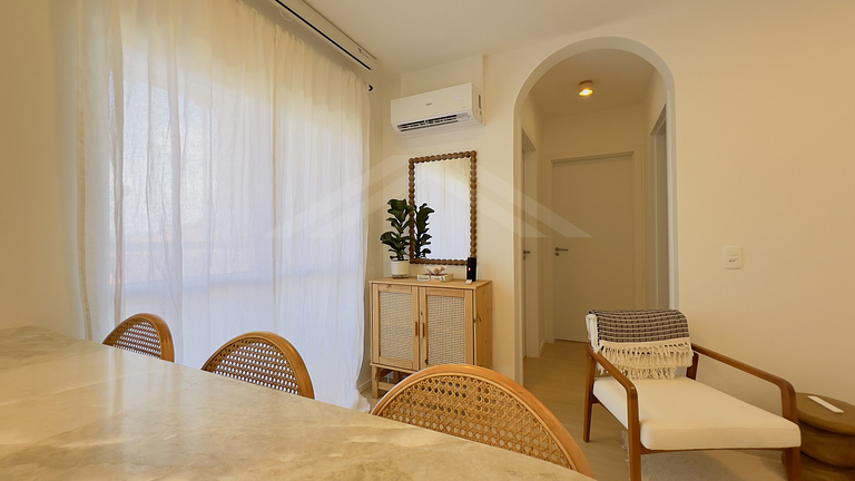 T1.304 - Apto fantástico área de lazer, quadra mar