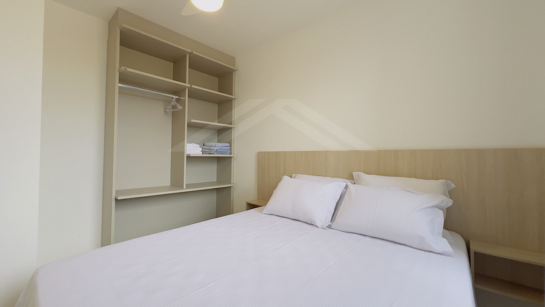 T1.406 - Apto quadra mar, novo em condomínio clube