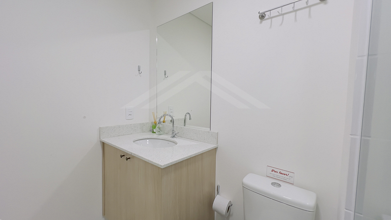 T1.406 - Apto quadra mar, novo em condomínio clube