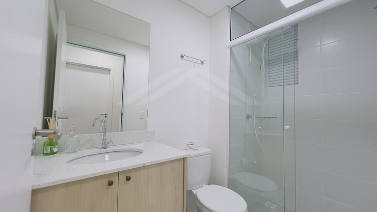 T1.406 - Apto quadra mar, novo em condomínio clube