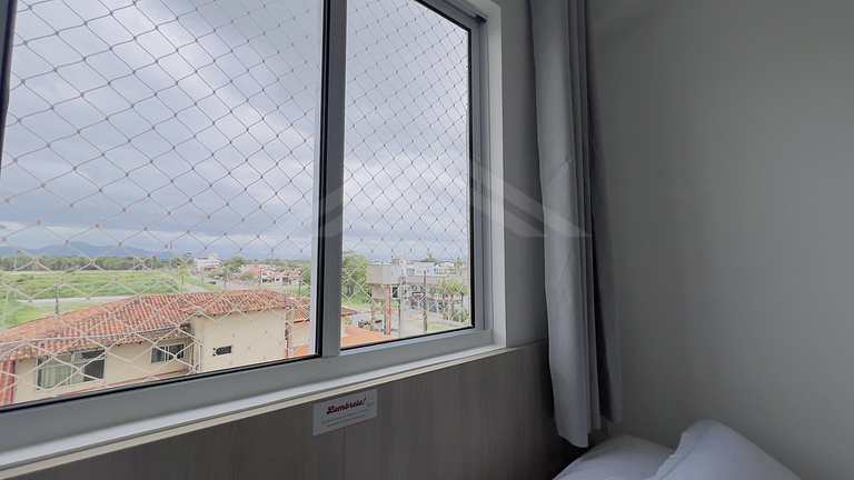 T1.406 - Apto quadra mar, novo em condomínio clube