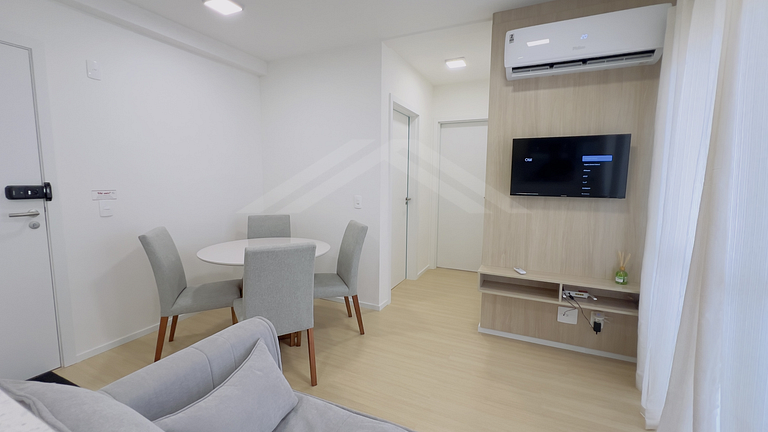 T1.406 - Apto quadra mar, novo em condomínio clube