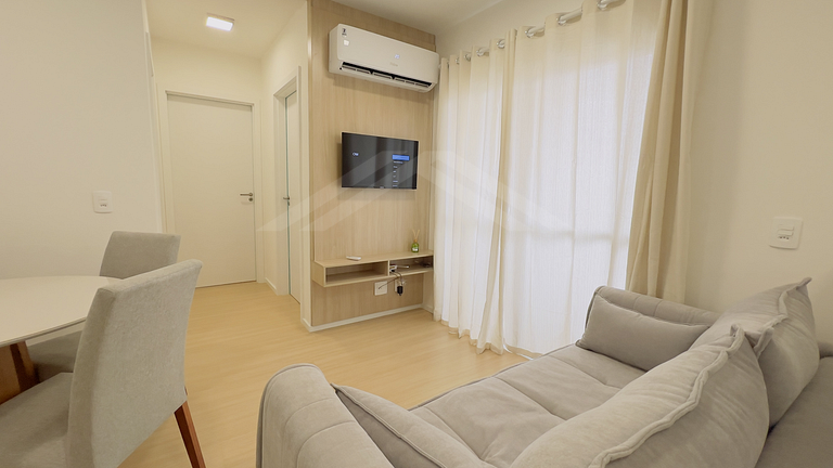 T1.406 - Apto quadra mar, novo em condomínio clube