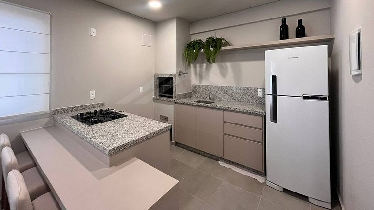 T1.1003 - Apartamento com linda vista mar, Itapoá