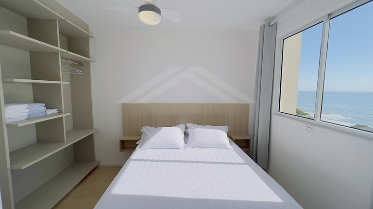 T1.1003 - Apartamento com linda vista mar, Itapoá