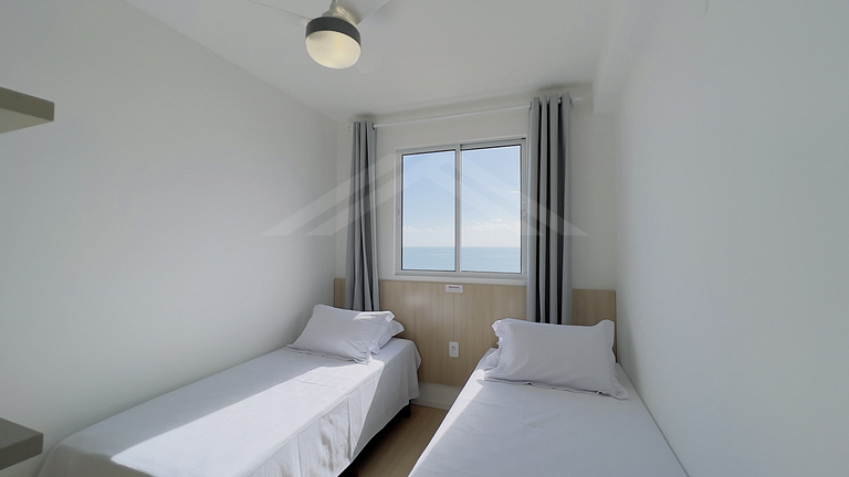 T1.1003 - Apartamento com linda vista mar, Itapoá