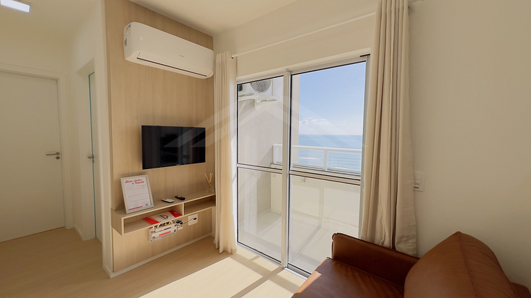 T1.1003 - Apartamento com linda vista mar, Itapoá