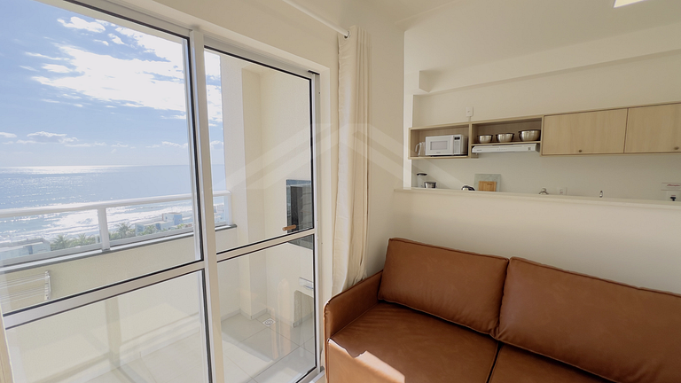 T1.1003 - Apartamento com linda vista mar, Itapoá