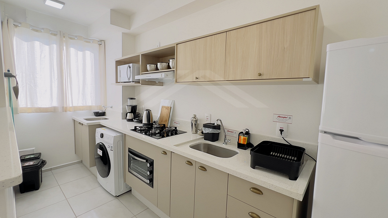 T1.1003 - Apartamento com linda vista mar, Itapoá