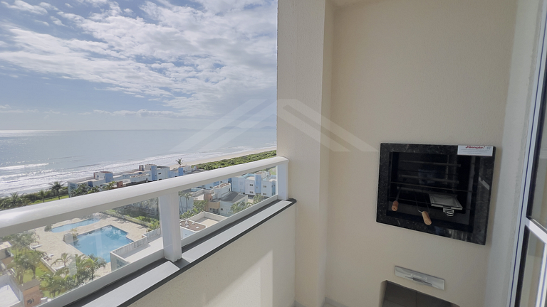 T1.1003 - Apartamento com linda vista mar, Itapoá