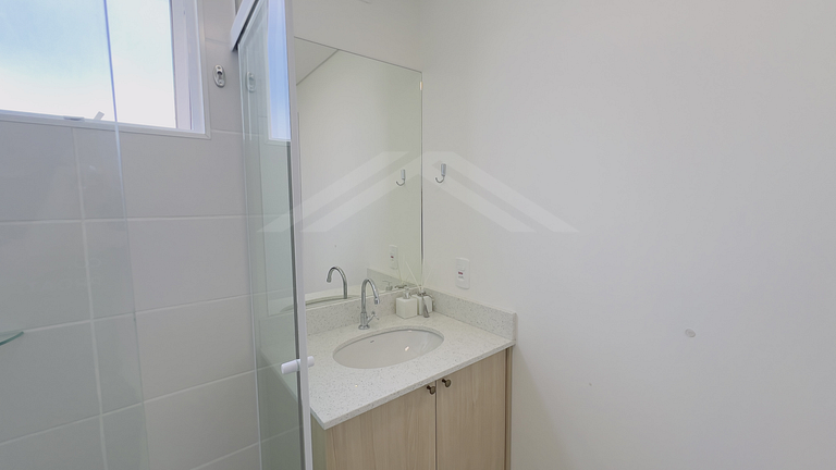 T2.1008 - Apto climatizado, linda vista para o mar