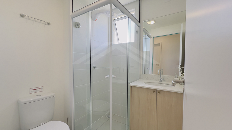 T2.1008 - Apto climatizado, linda vista para o mar