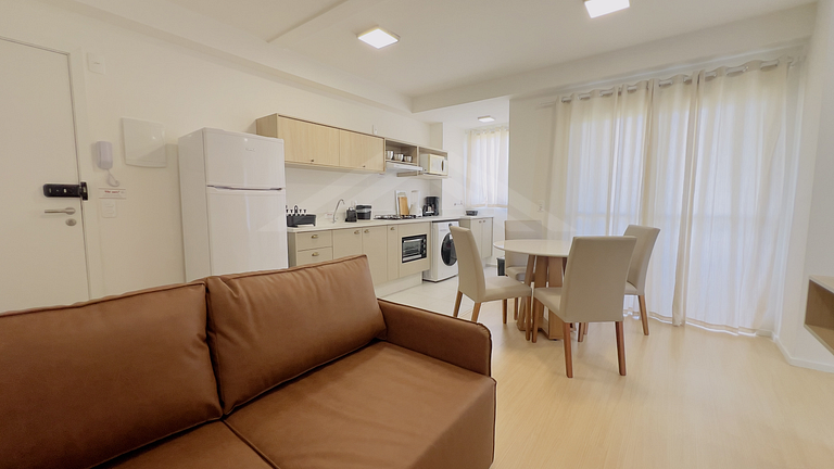 T2.1008 - Apto climatizado, linda vista para o mar