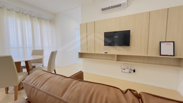 T2.1008 - Apto climatizado, linda vista para o mar