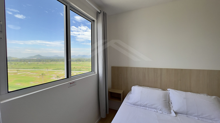 T1.1101 - Apartamento novo, linda vista para o mar