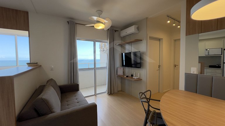 T1.1105 - Apto lindo, aceita pets, com vista mar