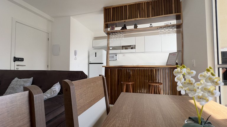 T2.205 - Apartamento em condomínio clube, Itapoá