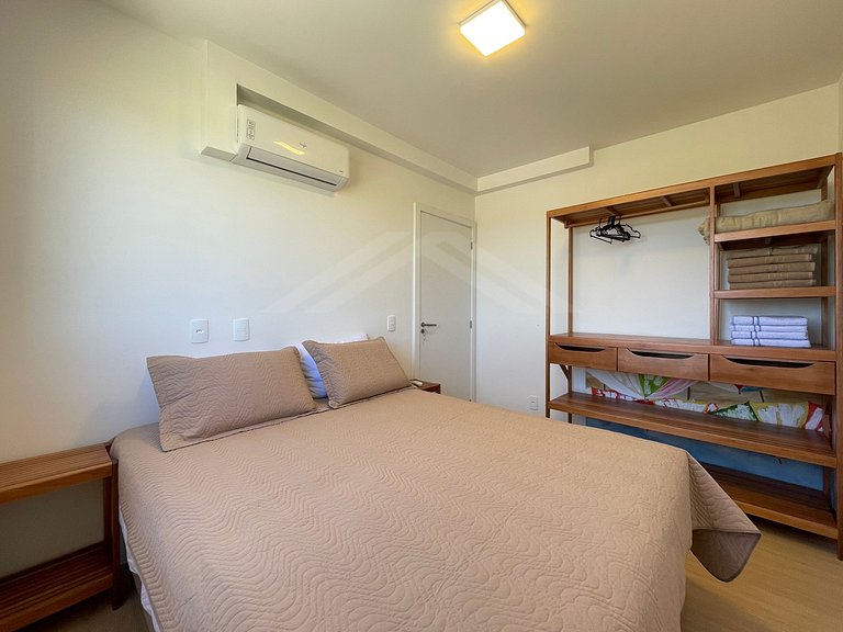 T2.707 - Apto condomínio clube, quadra mar, c/ ar condiciona